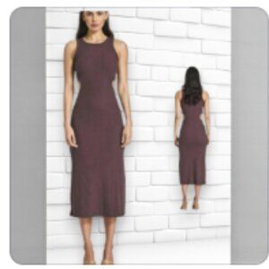 ENA PELLY Billie Racer Side Cutout Ribbed Madi Dress NWT Sz 2